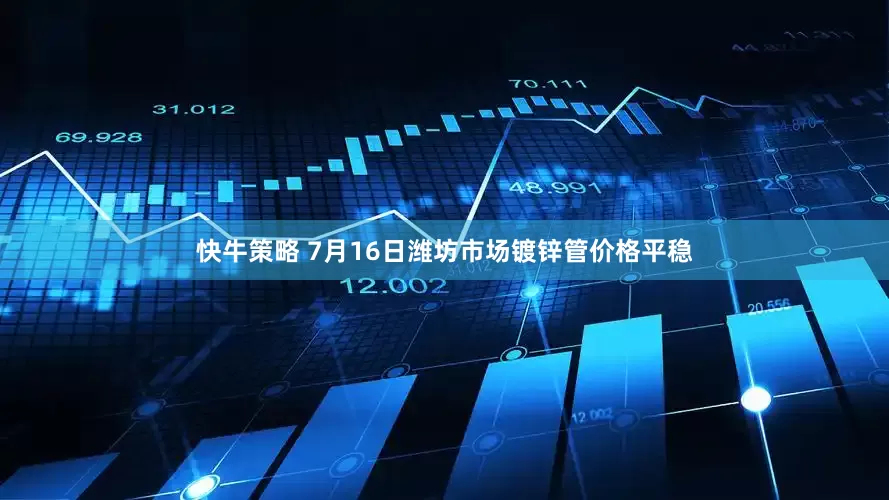 快牛策略 7月16日潍坊市场镀锌管价格平稳